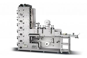 ZBS-320G LABEL FLEXOPRINTING MACHINE WITH THREE DIE CUTTING STATION